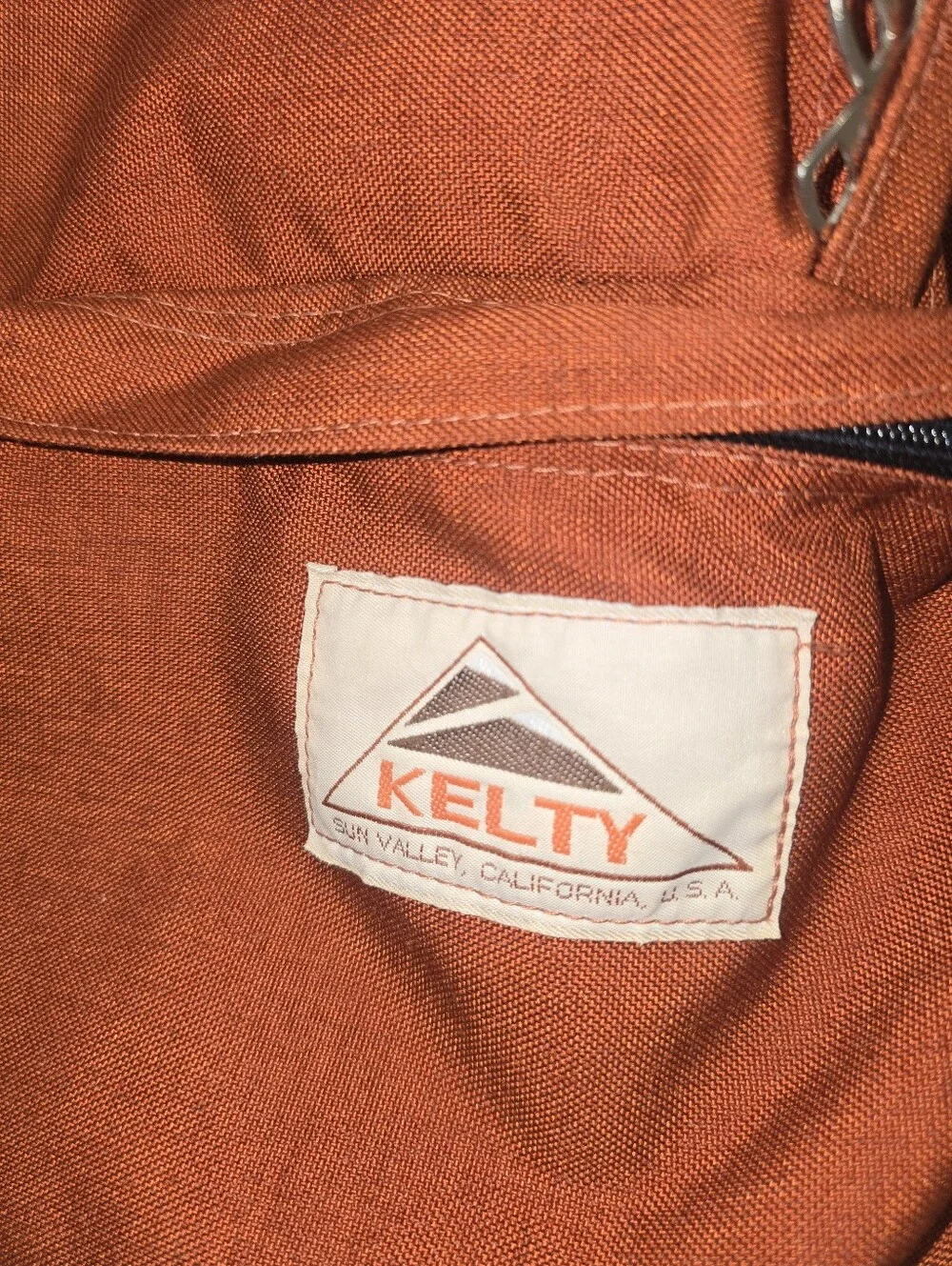 True Vintage 1970’s- 1980s KELTY Rust Orange Soft Pack Backpack Rucksack Daypack